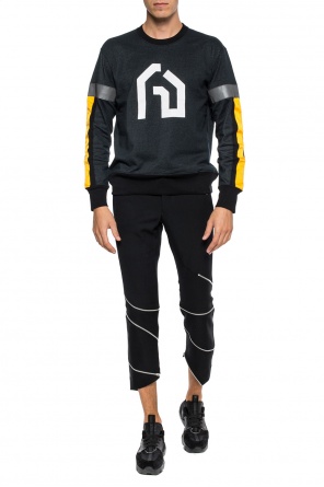 Sweatshirt with fluorescent accents, zdjęcie 2 Sweatshirt with fluorescent accents od Junya Watanabe Comme des Garcons